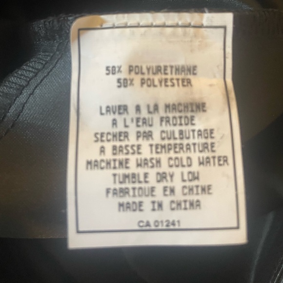 Icône
Vegan-leather pleated wide-leg pant women’s size large (like new) - Picture 2 of 9